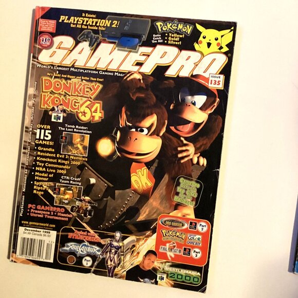 Bundle of 3 Gaming Magazines Game Boy Pokémon GamePro Collectable - Picture 2 of 7